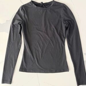 Black Long Sleeve Thermal Shirt
